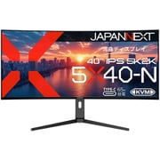 ウルトラワイド湾曲液晶モニター/40型/21:9/R2500/5K2K(5120×2160)/IPSパネル/非光沢/HDR対応/HDMI×1 DP×1 USB-C×1/スピーカー内蔵/2年保証 JN-5X40-N