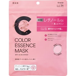 肌美精 カラーエッセンスマスク ピンク 7枚入 [シートマスク]
