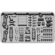 BSKD35022 1/35 WWII ドイツ III号突撃砲B型用 ディテールセット [プラモデル用パーツ]