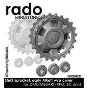 RDM35S41 1/35 WWII ドイツ III号突撃砲用起動輪 タイプ1 アルケット製初期型 ハブカバー無し （ドラゴン/ミニアート/ライフィールドモデル用） [プラモデル用パーツ]