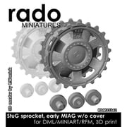 RDM35S42 1/35 WWII ドイツ III号突撃砲用起動輪 タイプ2 MIAG製初期型 ハブカバー無し （ドラゴン/ミニアート/ライフィールドモデル用） [プラモデル用パーツ]