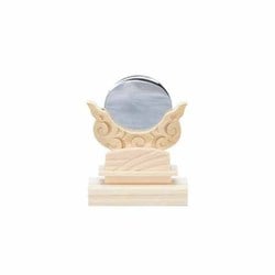神棚 神具 木曽ひのき 神鏡 1.5寸