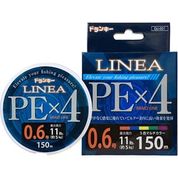 ドランキー PEライン DLI-001 LINEA（リネア） PEX4 150m 0.6号