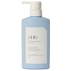 薬用ボディソープ SOMI（ソミ） ポンプタイプ 500ml [女性用ボディソープ グリーンアップルの香り ミドル脂臭・加齢臭・汗臭対策 医薬部外品]