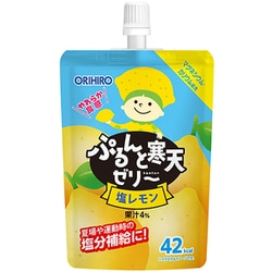 ぷるんと寒天ゼリー スタンディング 塩レモン 130g