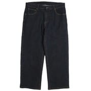 パワートゥザピープル POWER TO THE PEOPLE ルーズストレートデニムパンツ ブラック M 5301050-BLK M