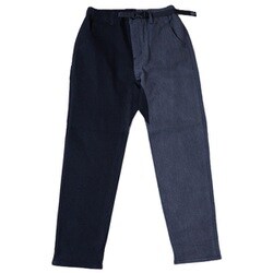パワートゥザピープル POWER TO THE PEOPLE ムービングデニムパンツ2 ブラックxグレー L 3701111-BLKxLGR L