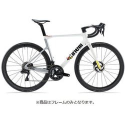 チネリフレームセット プレッシャー2 サイズ：XL カラー：レーシングホワイトパティナ ハンドルバー無し 201012-1058-010