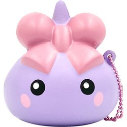 ほっぺちゃん スクイーズ パープル