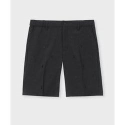 ゴルフウェアメンズ ショートパンツ 25S SPT/サッカーST/EMBロゴパターン/S.U Lサイズ BLK GF559 BLK L