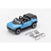 KS049-361 1/64 GMC Hummer EV SUV LHD ブルー [ダイキャストミニカー]