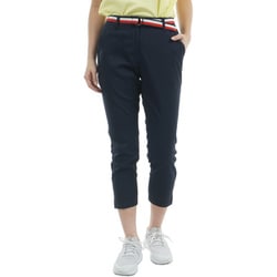 ゴルフウェアレディース 25S ベルテッドツイル 3/4パンツ Lサイズ NVY THLA505