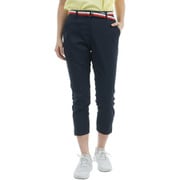 ゴルフウェアレディース 25S ベルテッドツイル 3/4パンツ Lサイズ NVY THLA505