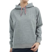 ゴルフウェアレディース 25S フロントロゴ フーディーパーカ Lサイズ GRY THLA509