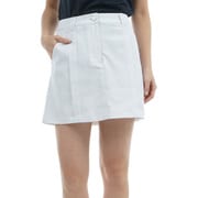 ゴルフウェアレディース 25S バックプリント ツイルスカート Lサイズ WHT THLA514
