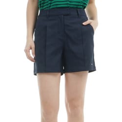 ゴルフウェアレディース 25S フロントタックツイル ショートパンツ Lサイズ NVY THLA519