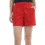 ゴルフウェアレディース 25S フロントタックツイル ショートパンツ Mサイズ RED THLA519