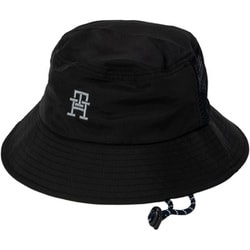 25S HAT HALF MESH BLK THMB5S04