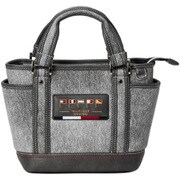 25S ラウンドバッグ シグネチャーワッペン GRY THMG5ST1