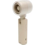 スタイル日傘クリップファン USB-C充電 5段階風量調節 ベージュ HDL-8032