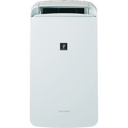 冷風・衣類乾燥除湿機 コンプレッサー方式 1台4役コンパクトクール 冷風タイプ プラズマクラスター7000搭載 定格除湿能力10L/日（60Hz）/9L/日（50Hz） アイスホワイト CM-T100-W