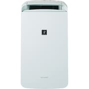 冷風・衣類乾燥除湿機 コンプレッサー方式 1台4役コンパクトクール 冷風タイプ プラズマクラスター7000搭載 定格除湿能力10L/日(60Hz)/9L/日(50Hz) アイスホワイト CM-T100-W