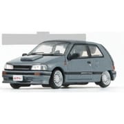 64B0449 1/64 ダイハツ シャレード 1991 2ドア グレー GTti [ダイキャストミニカー]