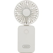 極かる 3WAY ハンズフリーファン USB充電式 3段階風量調節 パンナホワイト HFN3-PAW