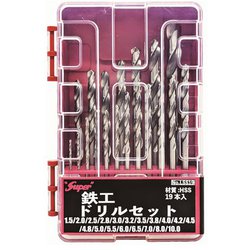 鉄工ドリルセット 19本 LSS-19