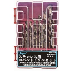ステンレス用 コバルトドリルセット 19本 LCO-19