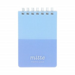 限定 Wリングメモ mitte（ミッテ） ネモフィラブルー S2846977