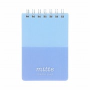 限定 Wリングメモ mitte(ミッテ) ネモフィラブルー S2846977