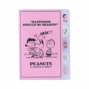 限定 ダイカットクリアファイル5ポケット PEANUTS ピンク S2173395