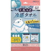 限定 くるっと冷感タオル サマーピーチの香り 5個入
