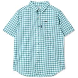 シルバーリッジユーティリティライトノベルティショートスリーブ メンズ シャツ Ripple Blue Pulaski Plaid（431） Sサイズ AE0938