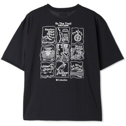 シダートレイルバックグラフィックTシャツ メンズ カットソー Black, Trailguide Icons（011） Sサイズ AE3185