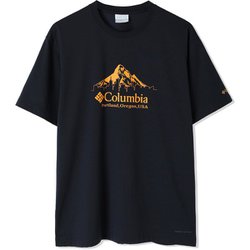 アーバンハイクグラフィックショートスリーブTシャツ メンズ カットソー Collegiate Navy, Front Print（464） XLサイズ PM0616