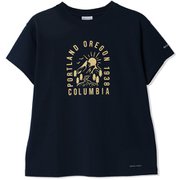 ウィメンズヤハラフォレストショートスリーブTシャツ レディース カットソー Collegiate Navy,Mountain Graphic(464) Lサイズ PL1517