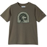 ラプードルパスショートスリーブTシャツ キッズ トップス 半袖 Stone Green, Furry Friend(396) XXSサイズ AB8893