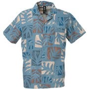 トレイルセンダープリンテッドシャツ メンズ シャツ Adriatic Blue Meadows Print(444) Lサイズ OM0341