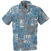 トレイルセンダープリンテッドシャツ メンズ シャツ Adriatic Blue Meadows Print(444) Lサイズ OM0341