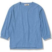 TSプランツジャカードクルー7/S レディース カットソー ライトブルー(054) Lサイズ 8215553