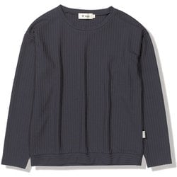 TSワッフルリブルーズクルー レディース カットソー ネイビー（046） Mサイズ 8215551