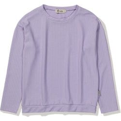 TSワッフルリブルーズクルー レディース カットソー ラベンダー（089） Lサイズ 8215551