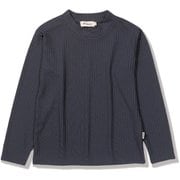 TSワッフルリブクロスネック レディース カットソー ネイビー(046) Sサイズ 8215555