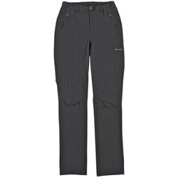 ドライスプリットパンツ レディース ロングパンツ ブラック（025） XLサイズ 8214568
