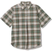 CシールドサーフェスチェックシャツS/S レディース シャツ アッシュグリーン(246) Lサイズ 8212258