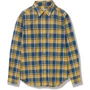 Cシールドプレザントシャツ レディース シャツ コバルトブルー(056) Lサイズ 8212040