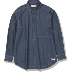 COOLMAXシャンブレーシャツ メンズ シャツ インディゴ（051） Mサイズ 6212546
