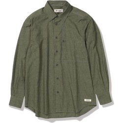 COOLMAXシャンブレーシャツ メンズ シャツ オリーブ（070） Mサイズ 6212546